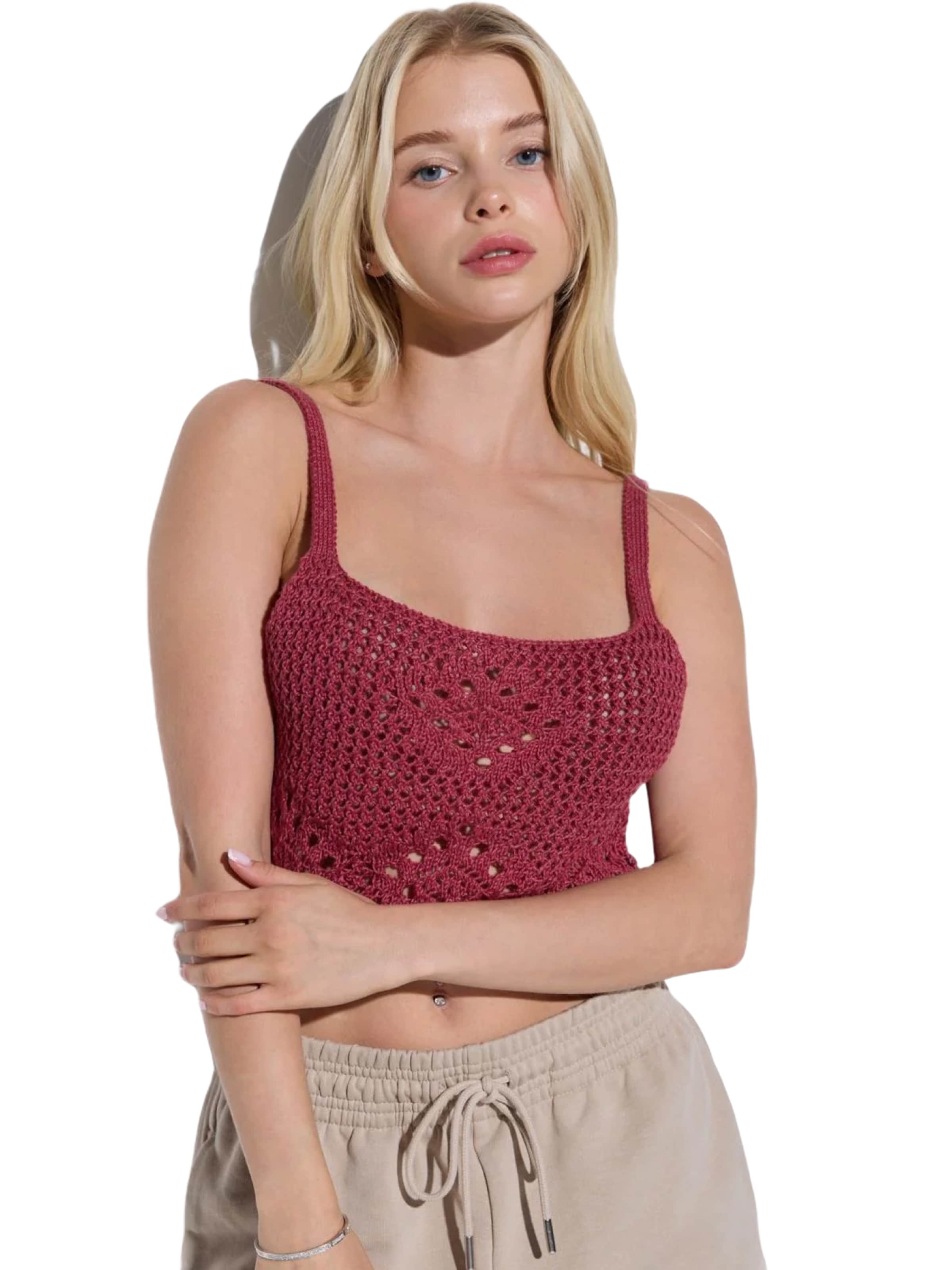 No Matter What Knitted top 'Kadın' in Pink