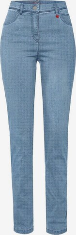 TONI Slimfit Jeans in Blauw: voorkant