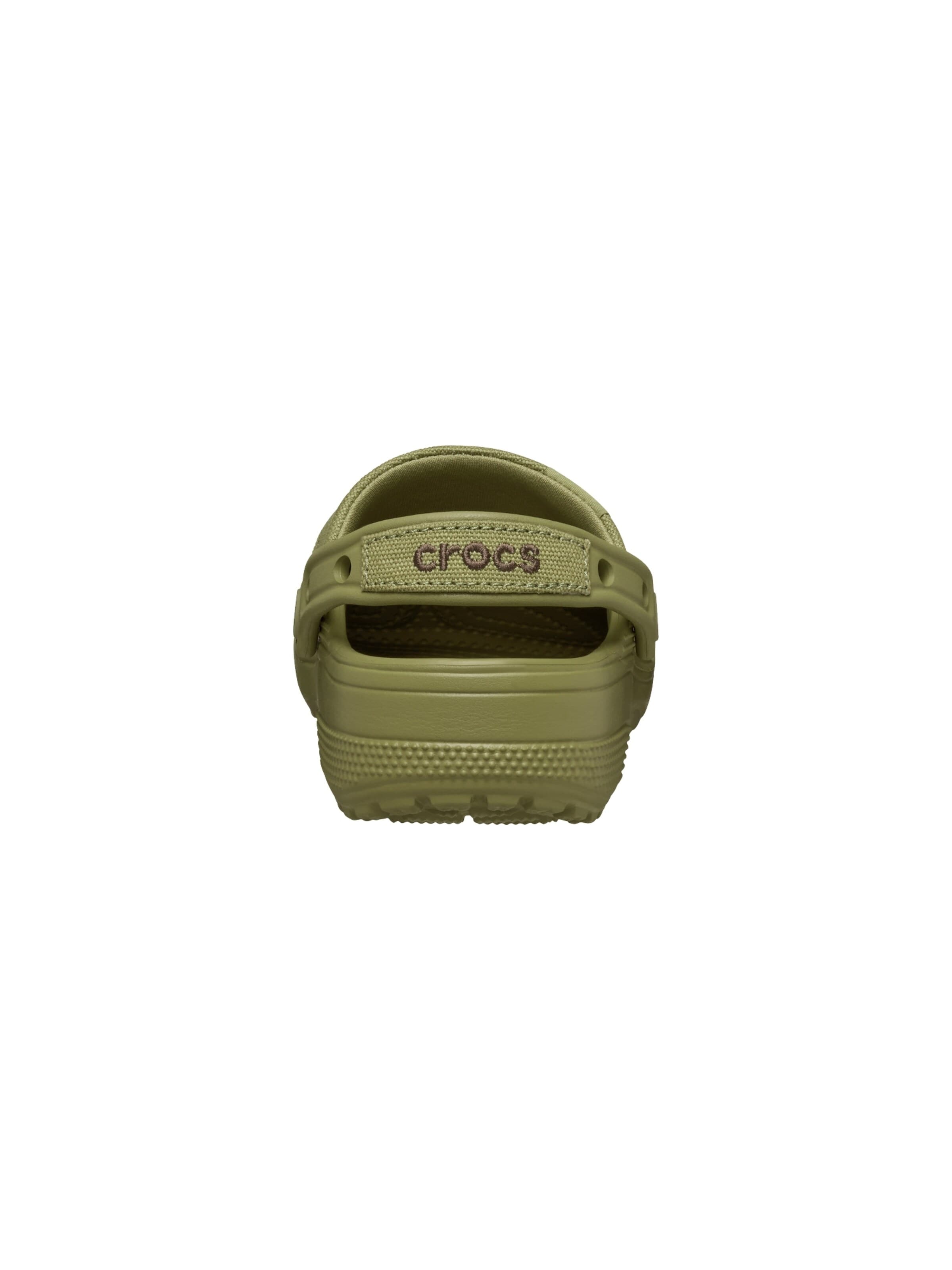 Crocs Chodaki 'Crafted Clog – flacher Clog zum Hineinschlüpfen' w kolorze zielony