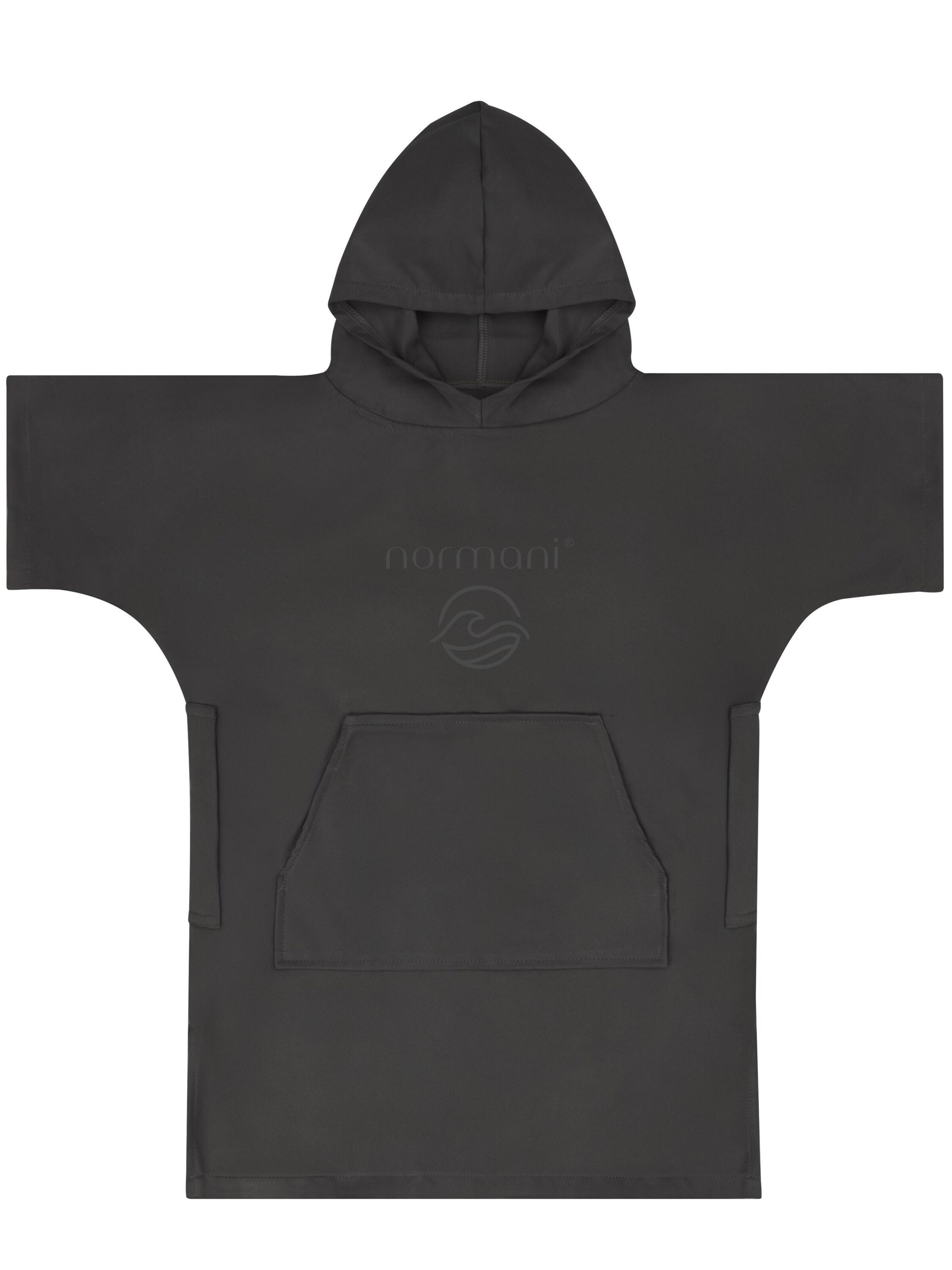 Peignoir 'Luquillo' normani en noir : devant