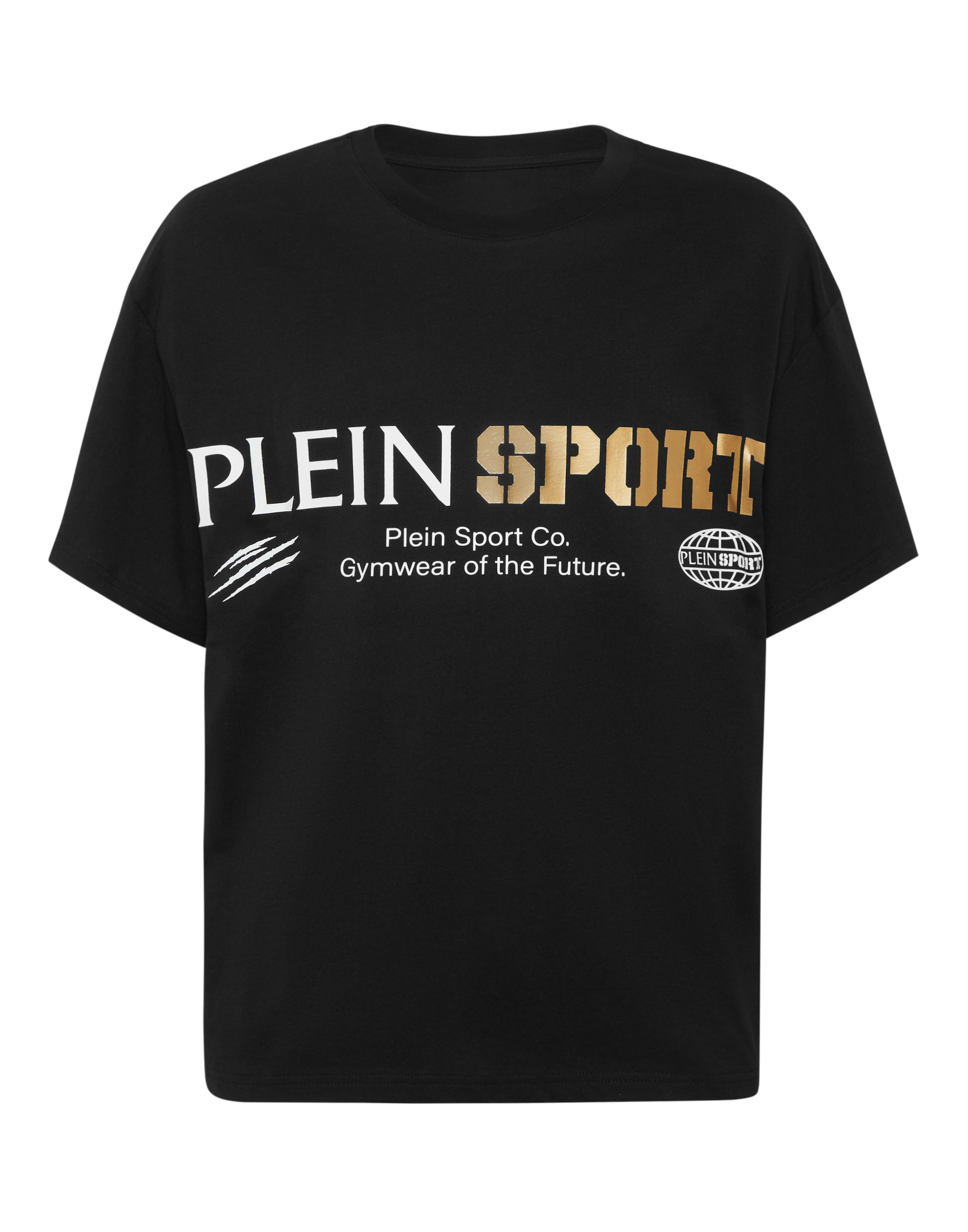 Plein Sport - Camiseta en negro: frente