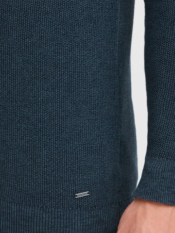 INDICODE JEANS Gebreid vest ' Jadan ' in Blauw