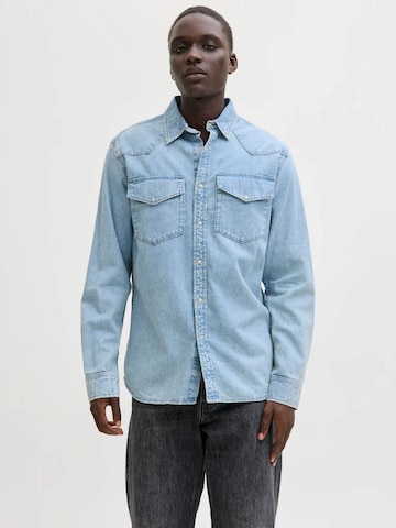 Jacks & Jones Regular Fit Hemd‌‌‌‌‌‌ in Blau