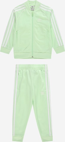 ADIDAS ORIGINALS Sweatsuit 'Adicolor Sst' in Green: front