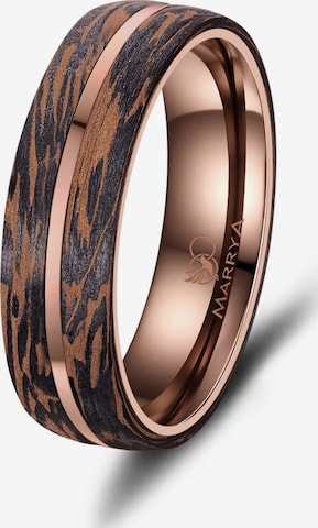 MARRYA Ring 'MARRYA Ehering CB-02 Carbon-Bronze' in Bruin: voorkant
