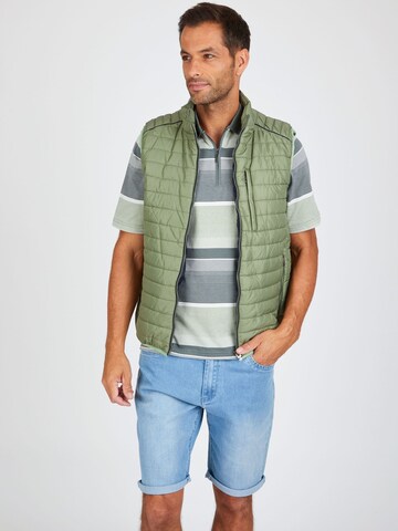 Navigazione Bodywarmer in Groen: voorkant