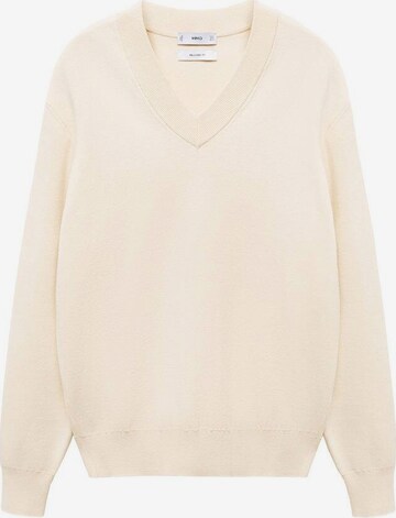 MANGO MAN Sweater 'Naxos' in Beige: front