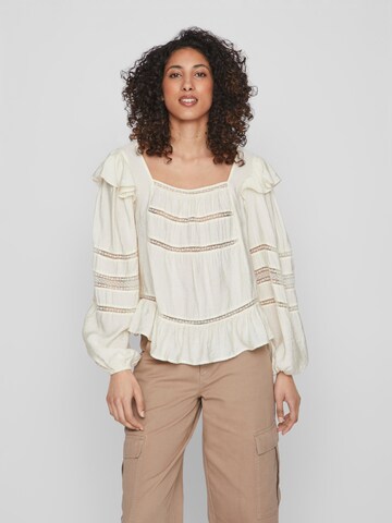 VILA - Blusa 'Lucia' en beige: frente