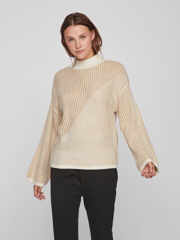 Pull-over 'Dubline' VILA en beige : devant