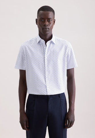 SEIDENSTICKER Slim fit Business shirt in Blue: front
