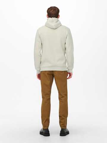 Only & Sons Regular Fit Sweatshirt 'Ceres' in Grau