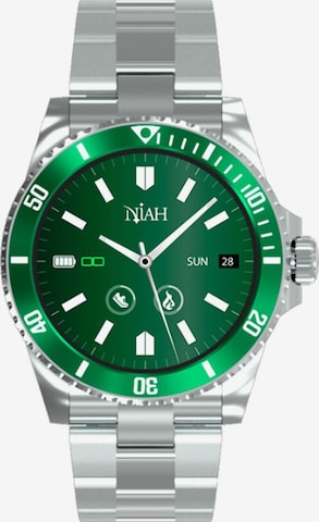 Montre digitale 'Herren-Smartwatch Neptun' Techmade en vert : devant