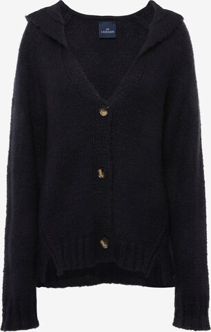 LAURASØN Knit Cardigan in Blue: front