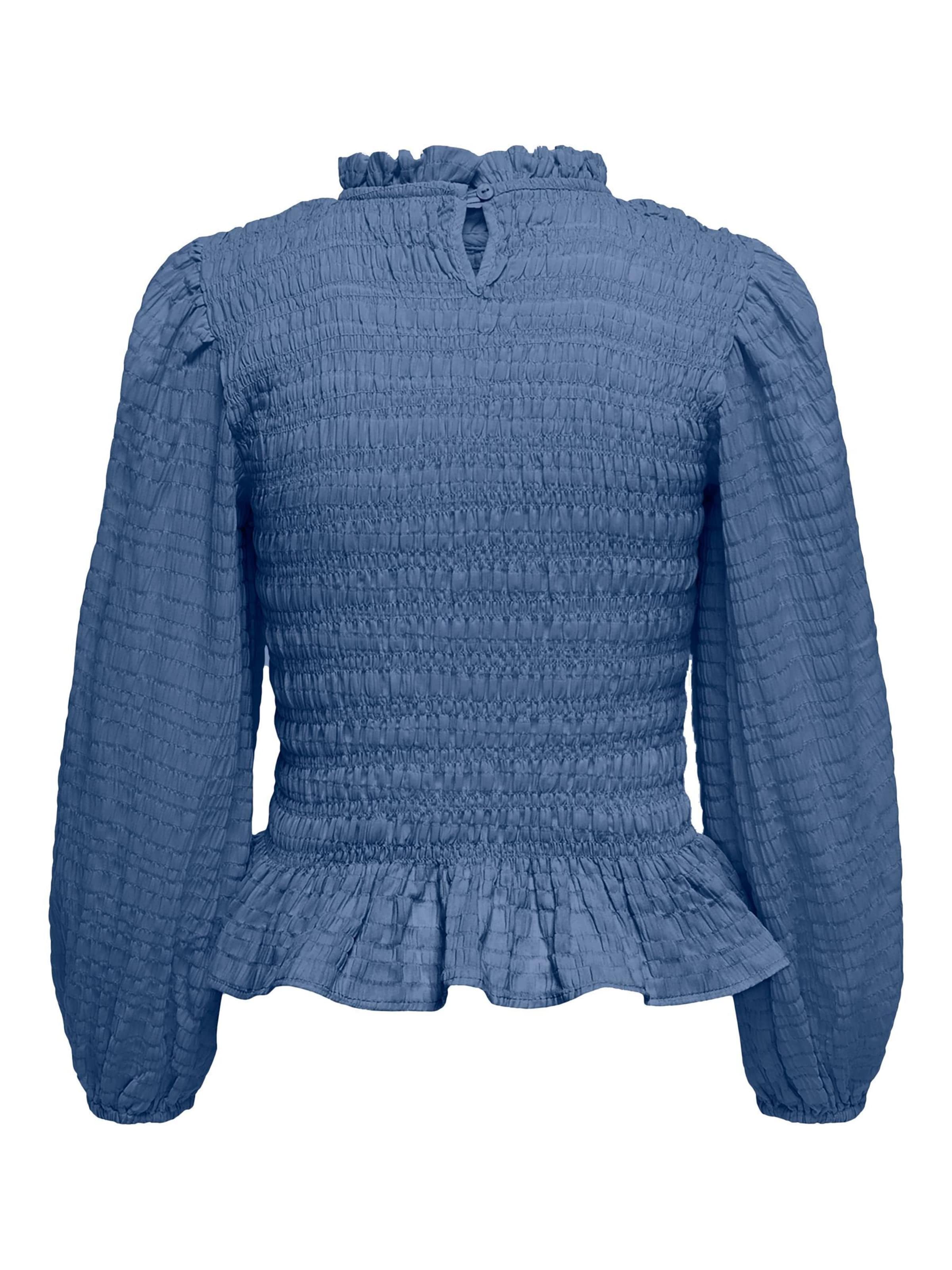 JDY Bluse 'AMY' in Blau