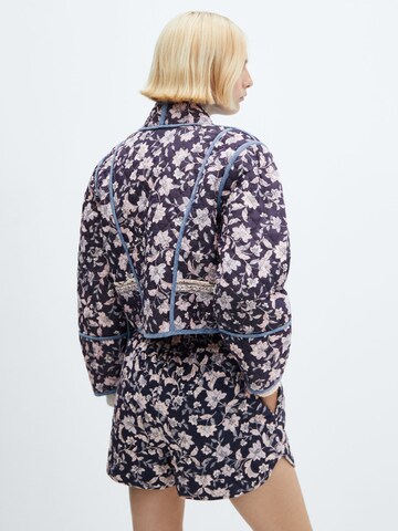 Veste mi-saison 'Flores' MANGO en violet