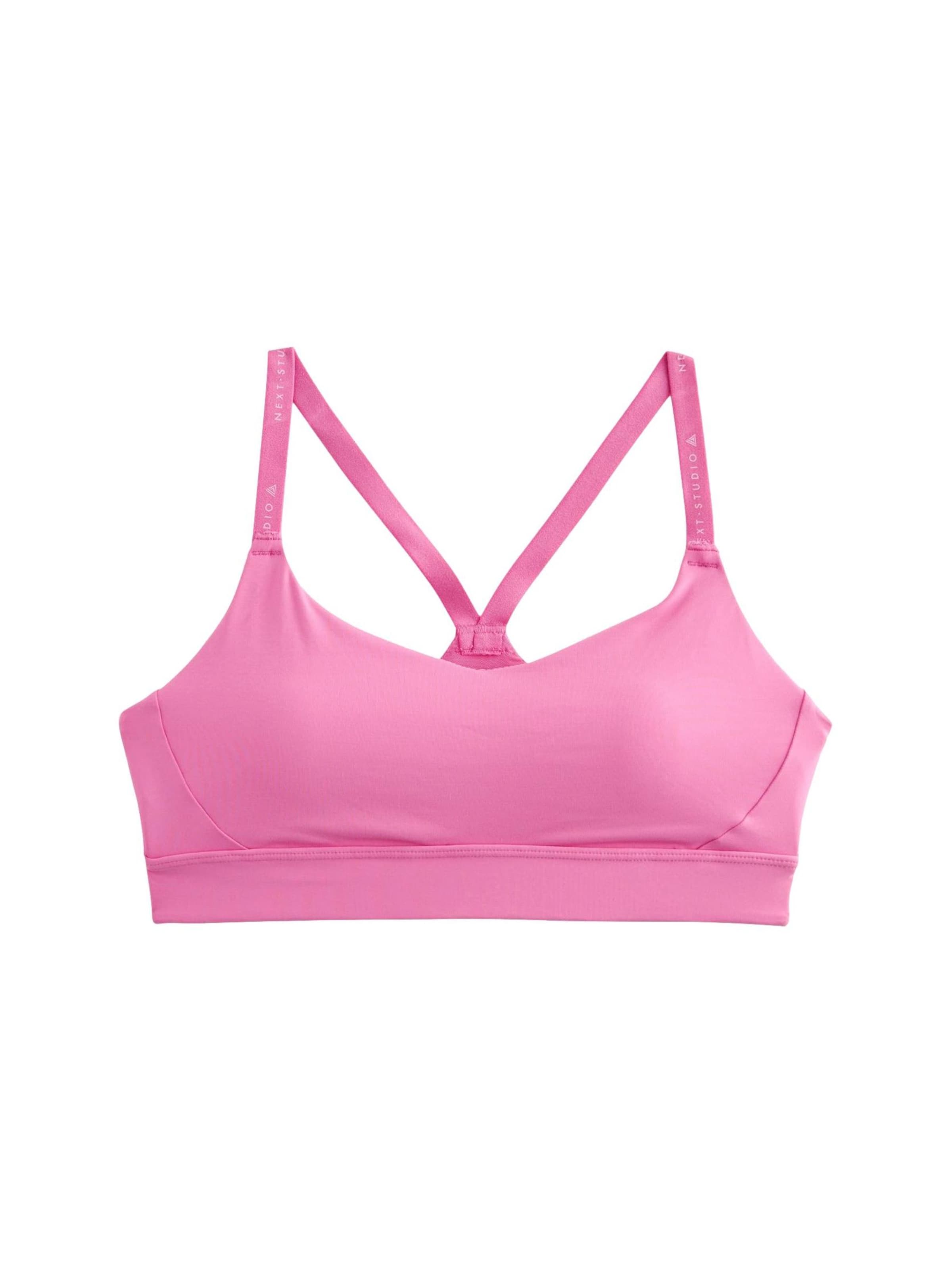 Next Bustier Sport bh in Roze: voorkant