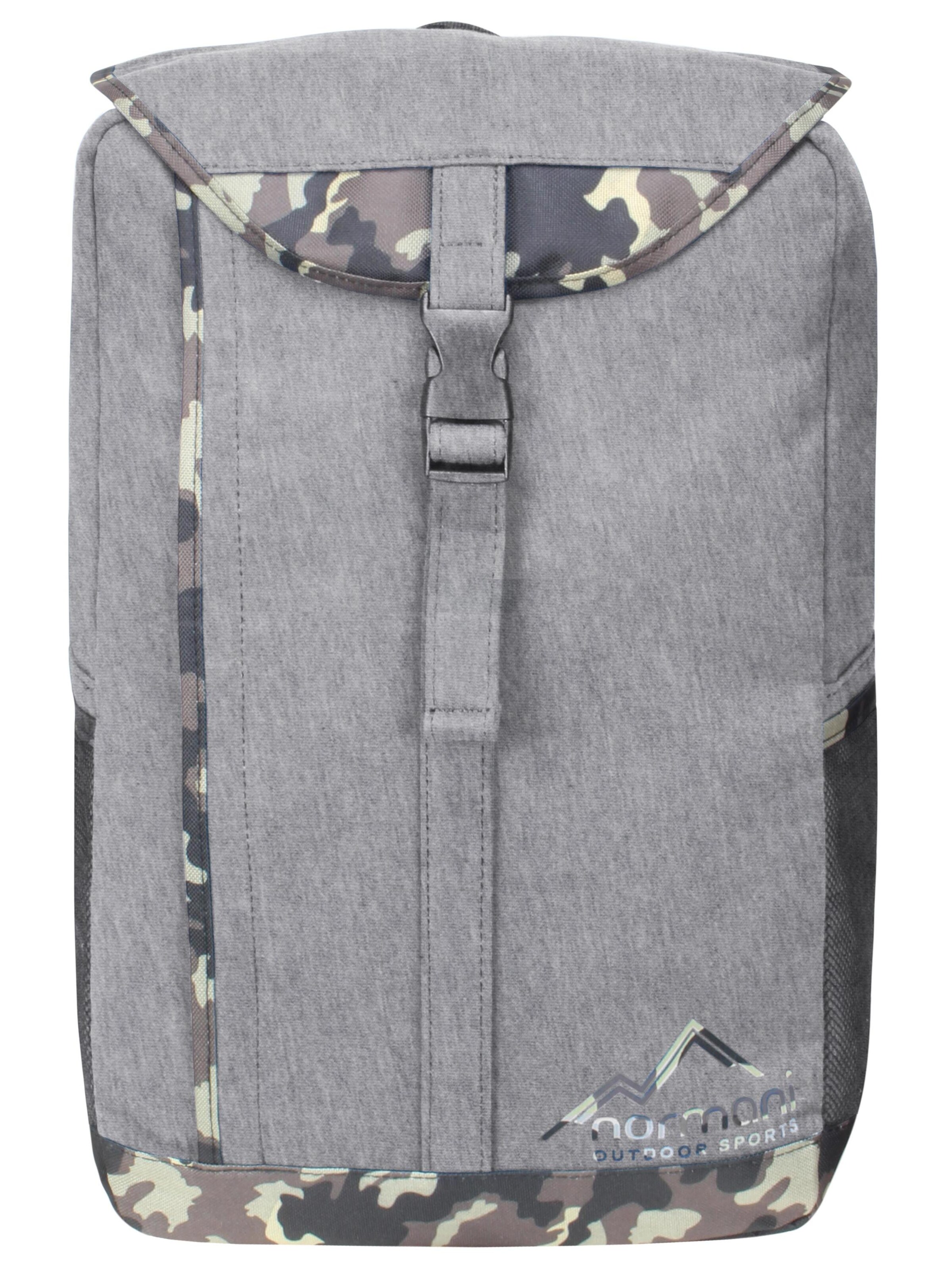normani Backpack 'Freshman' in Grey: front