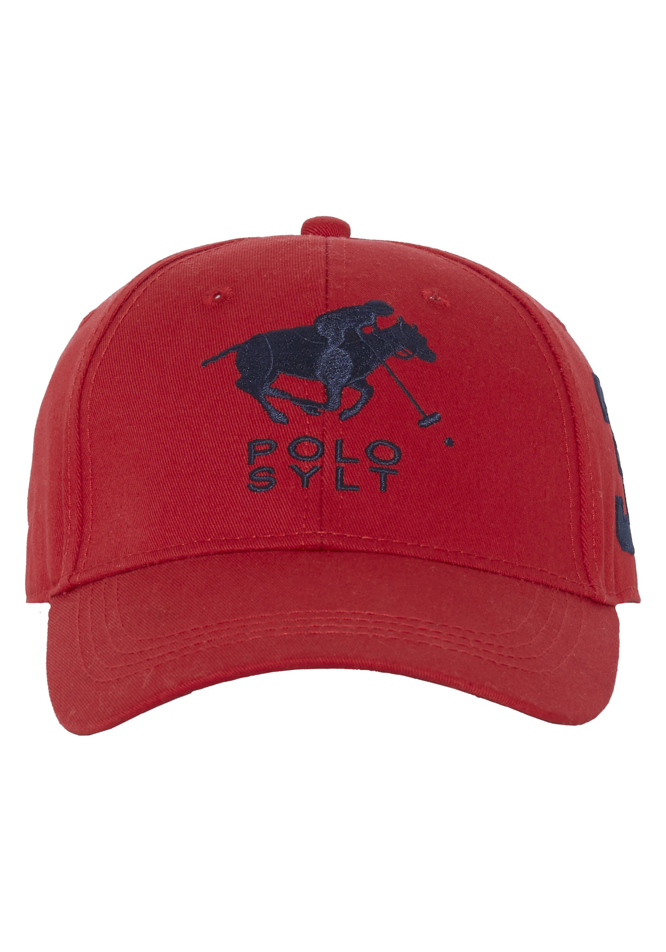 Polo Sylt Cap in Red: front