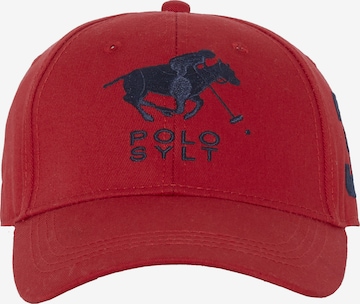 Polo Sylt Cap in Rot: Vorderseite