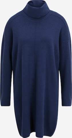 Gap Petite Gebreide jurk 'SERENE' in Blauw: voorkant