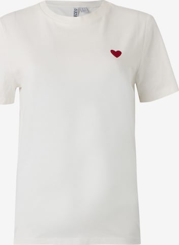 PIECES Tričko 'PCMila' - Biela: predná strana