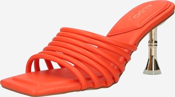 ALDO Mules 'HARPA' in Orange: front