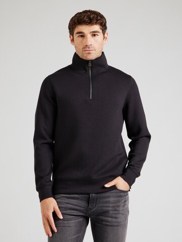 Casual Friday Sweatshirt 'CF Sebastian' in Black: front