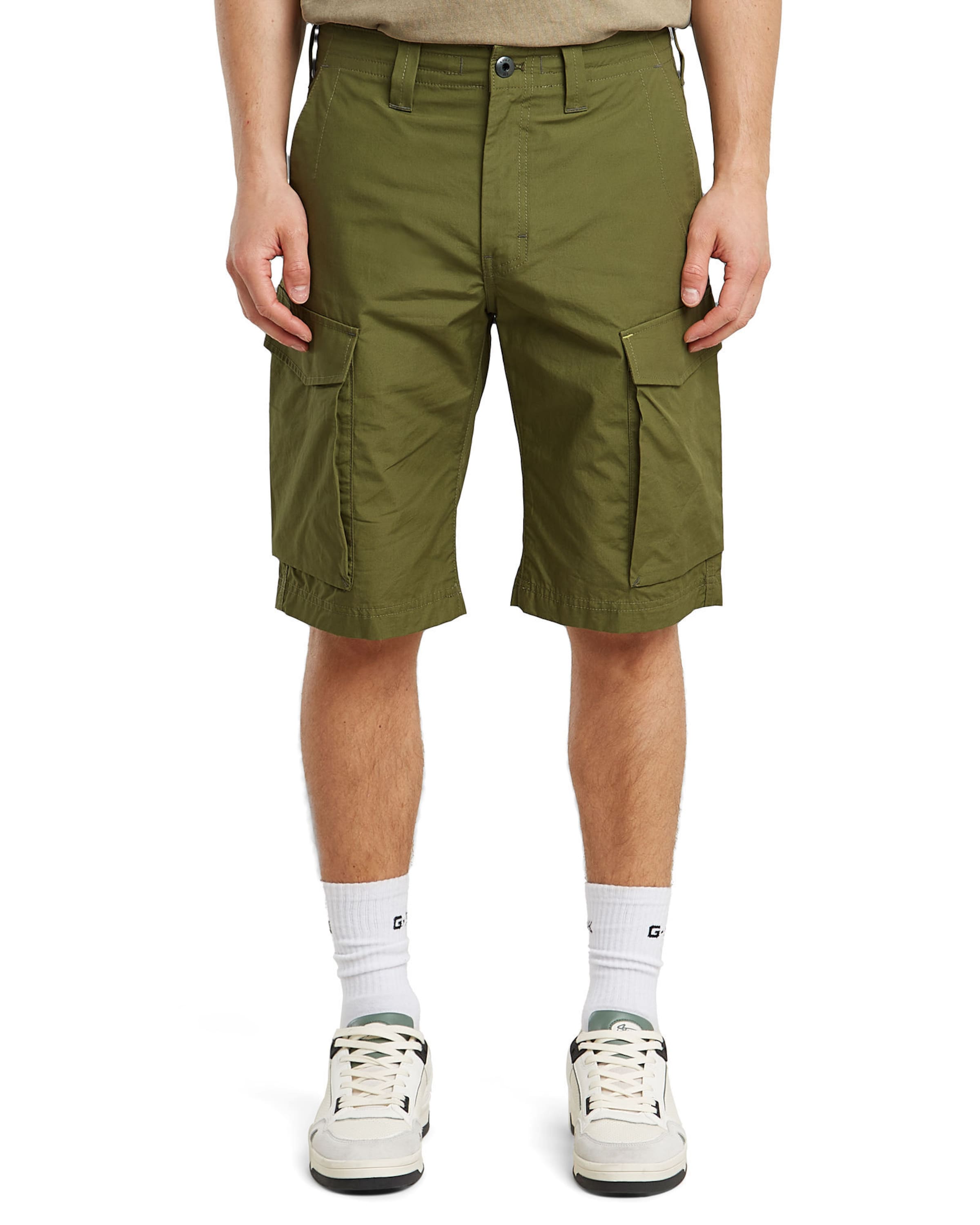 G-STAR Regular Cargo Pants in Green: front