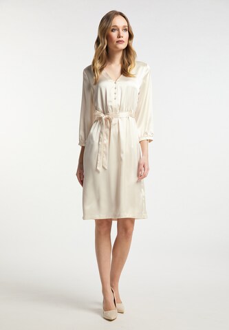 Robe-chemise DreiMaster Klassik en beige