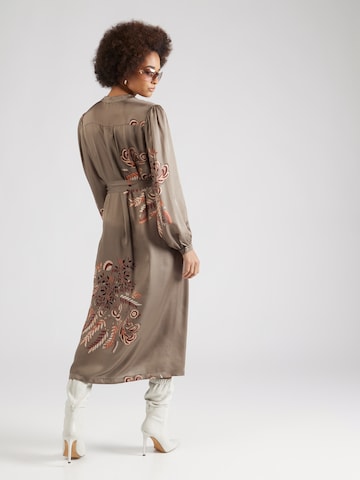 Robe-chemise Summum en marron