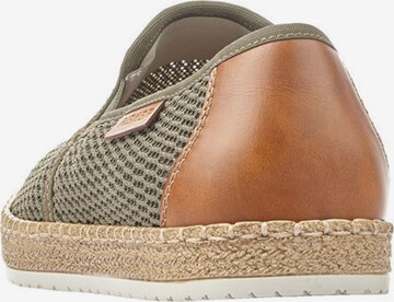 Espadrillas di Rieker in verde