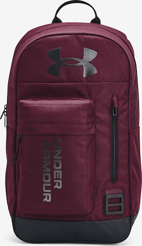 UNDER ARMOUR Sports Backpack in Red: front