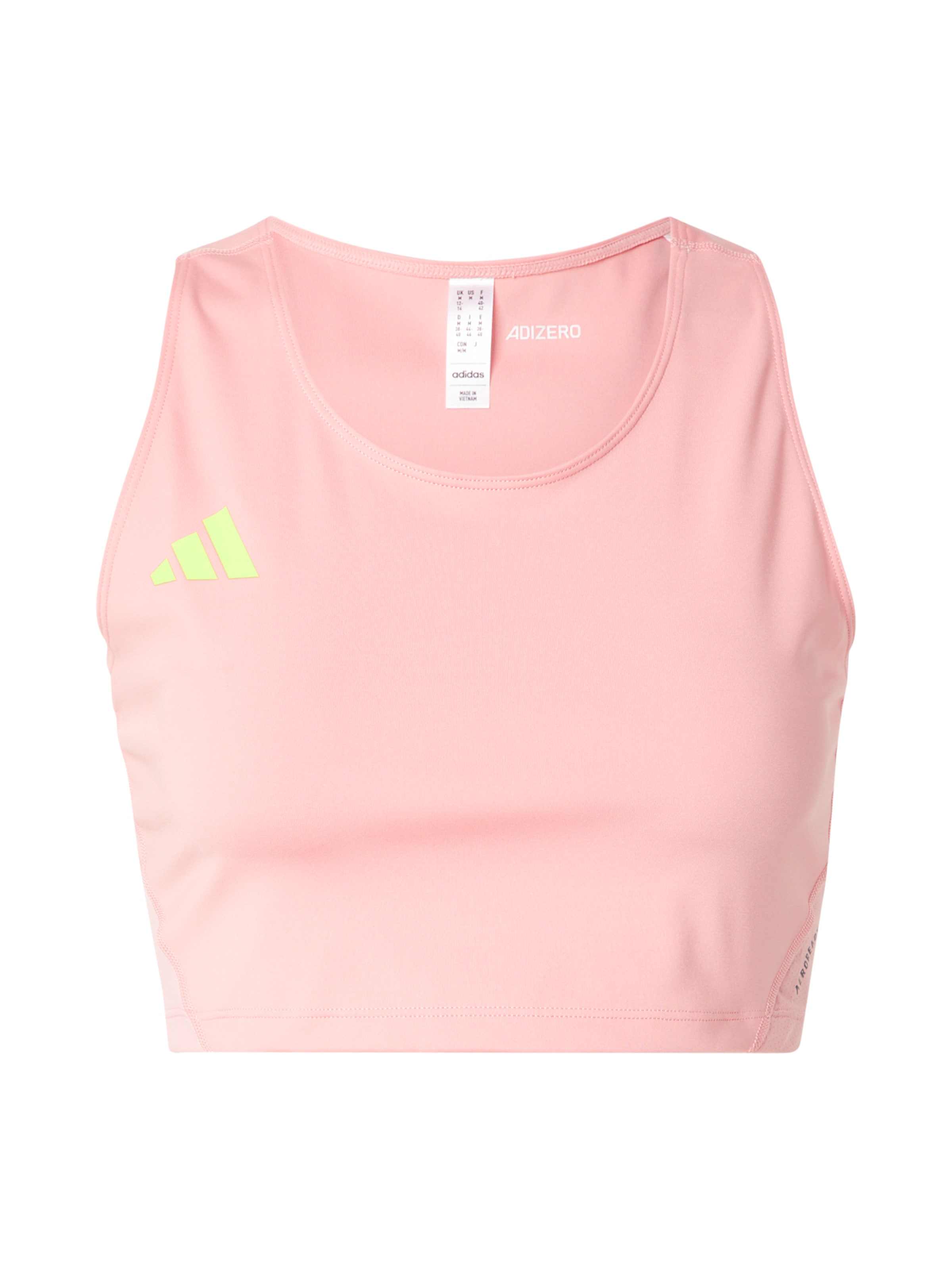 rozā ADIDAS PERFORMANCE Sporta topiņš 'ADIZERO': no priekšpuses