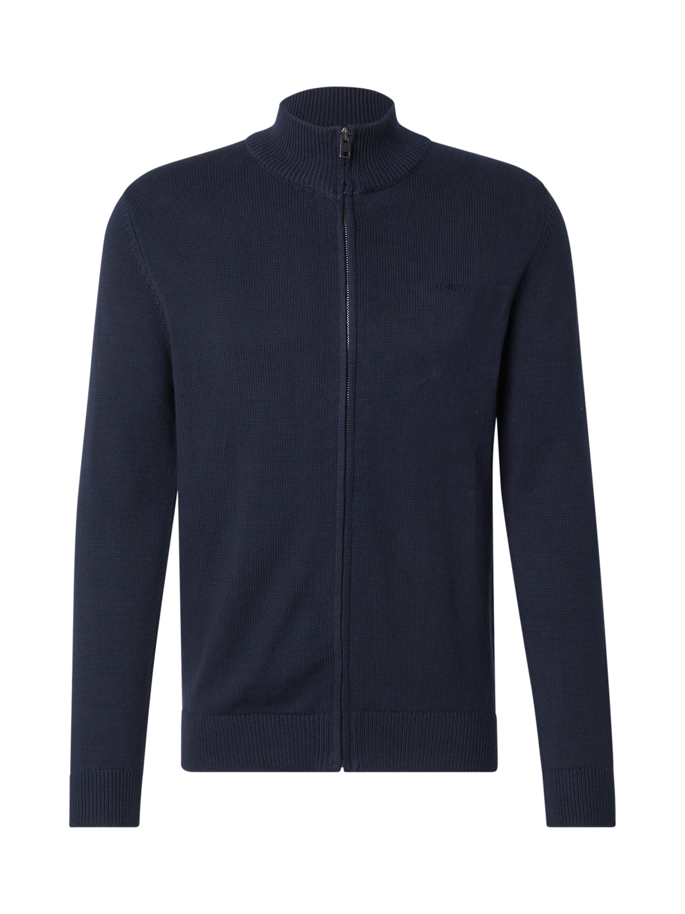 s.Oliver Vestes en maille en S en bleu foncé, Vue avec produit