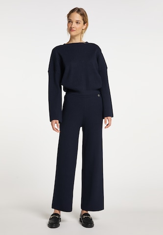 DreiMaster Maritim Wide leg Trousers in Blue