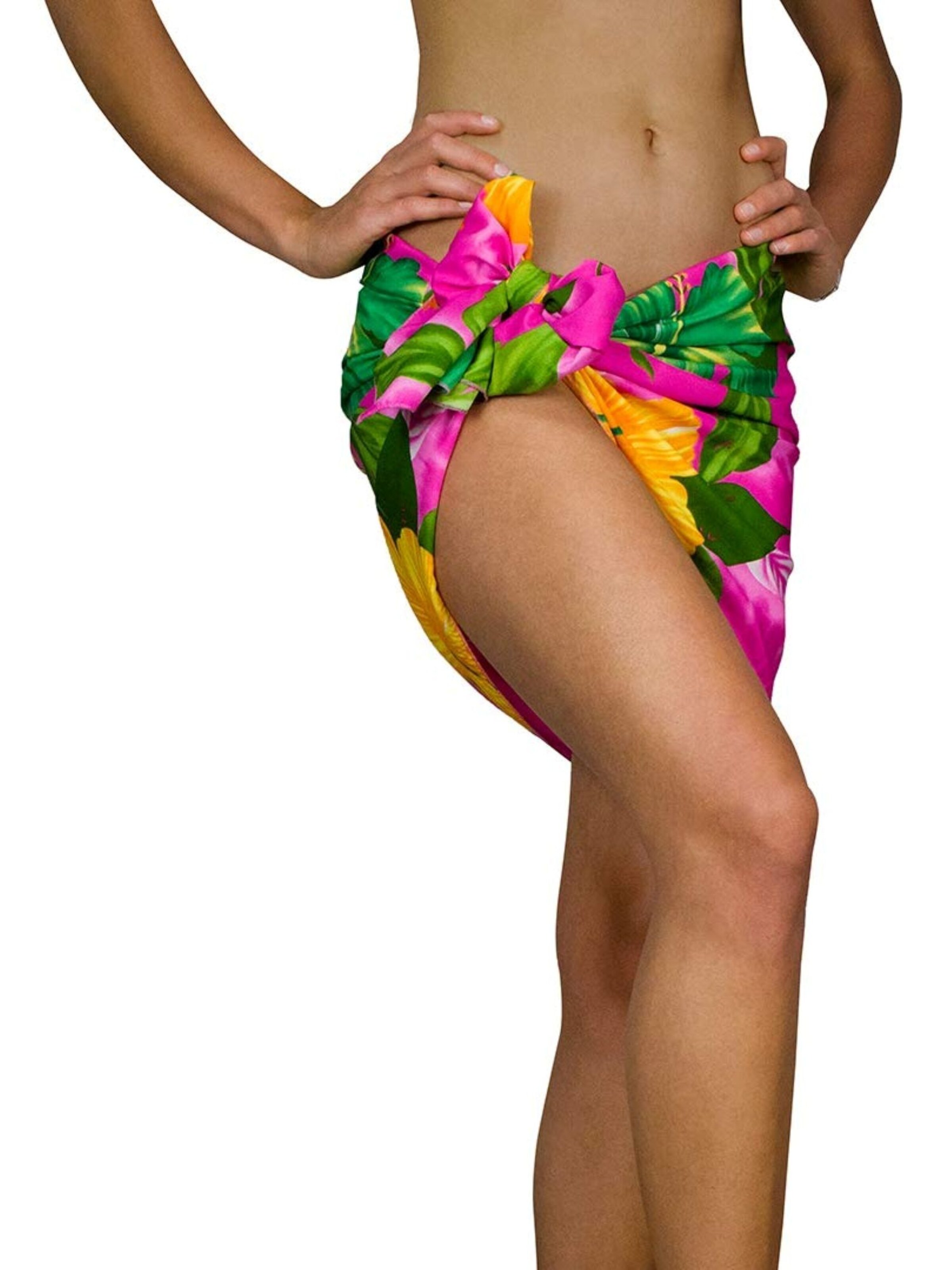 King Kameha Beach Towel 'Big Flower' in Pink