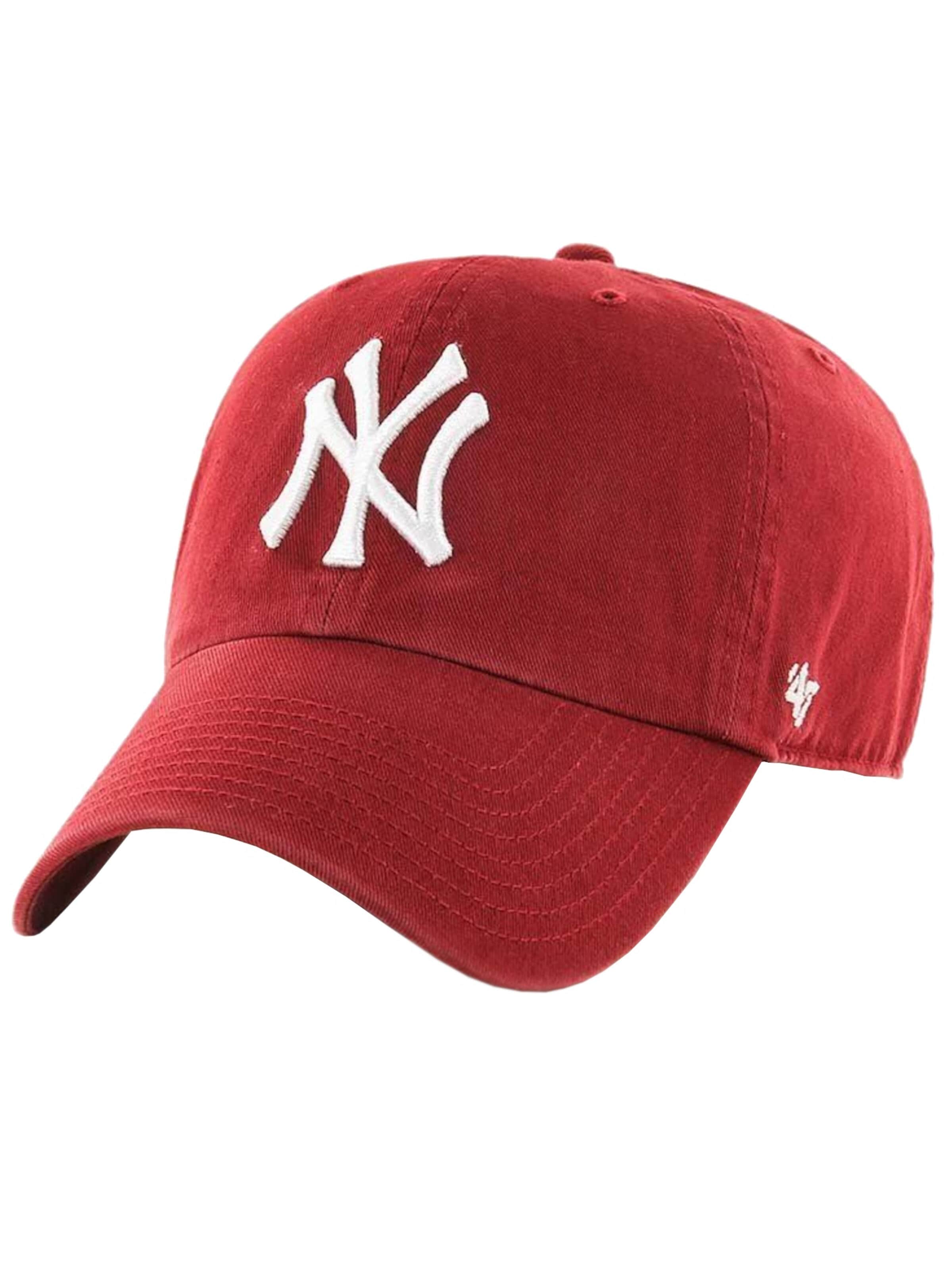 47 Pet '47 Brand New York Yankees MLB Clean Up Cap' in Rood: voorkant