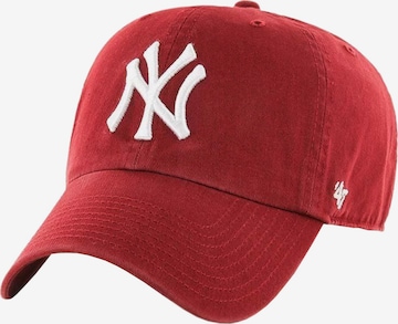 47 Pet '47 Brand New York Yankees MLB Clean Up Cap' in Rood: voorkant
