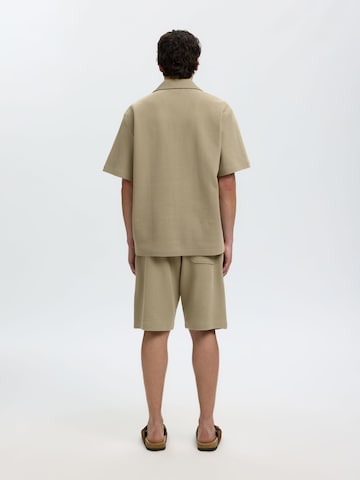 Fit confort Chemise SELECTED en vert