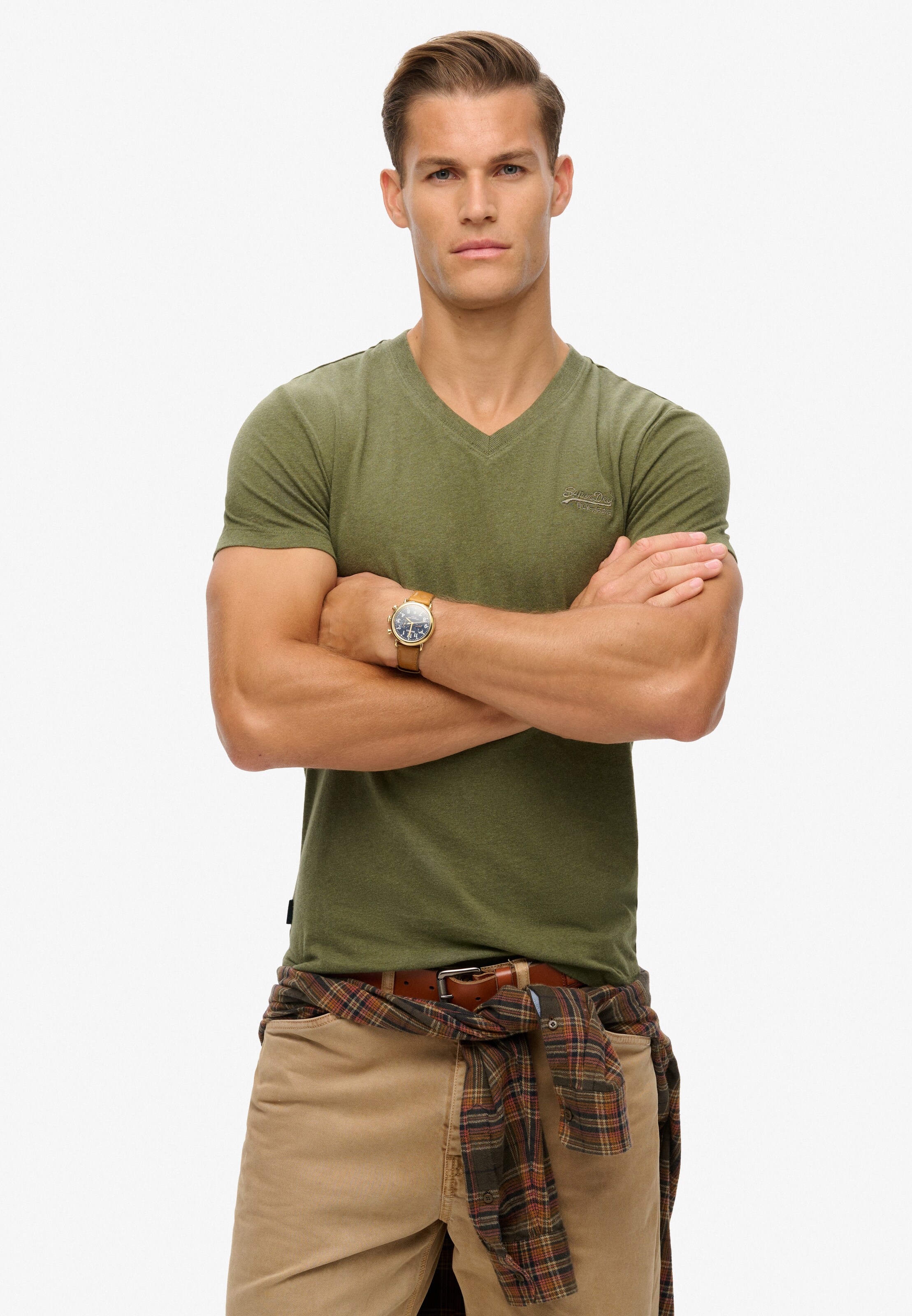 Maglietta di Superdry in verde: frontale