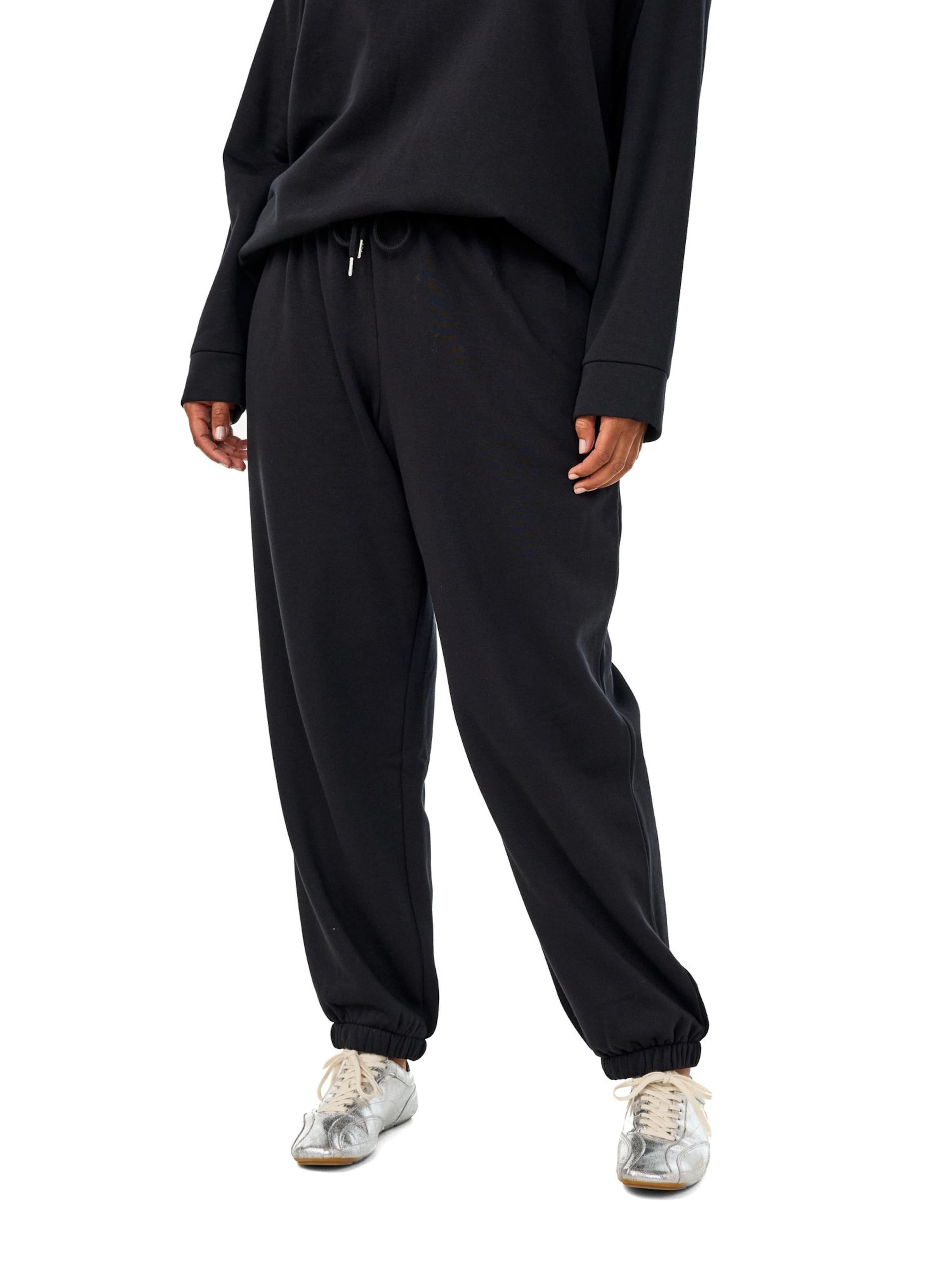 Zizzi Regular Hosen 'FLAMELA' in Schwarz
