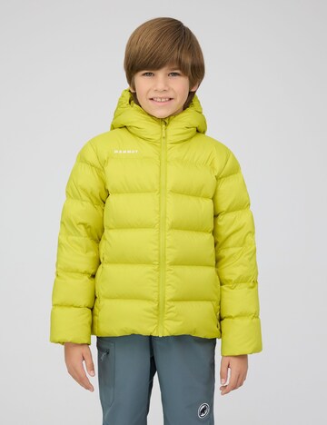 MAMMUT Winter Jacket in Yellow: front