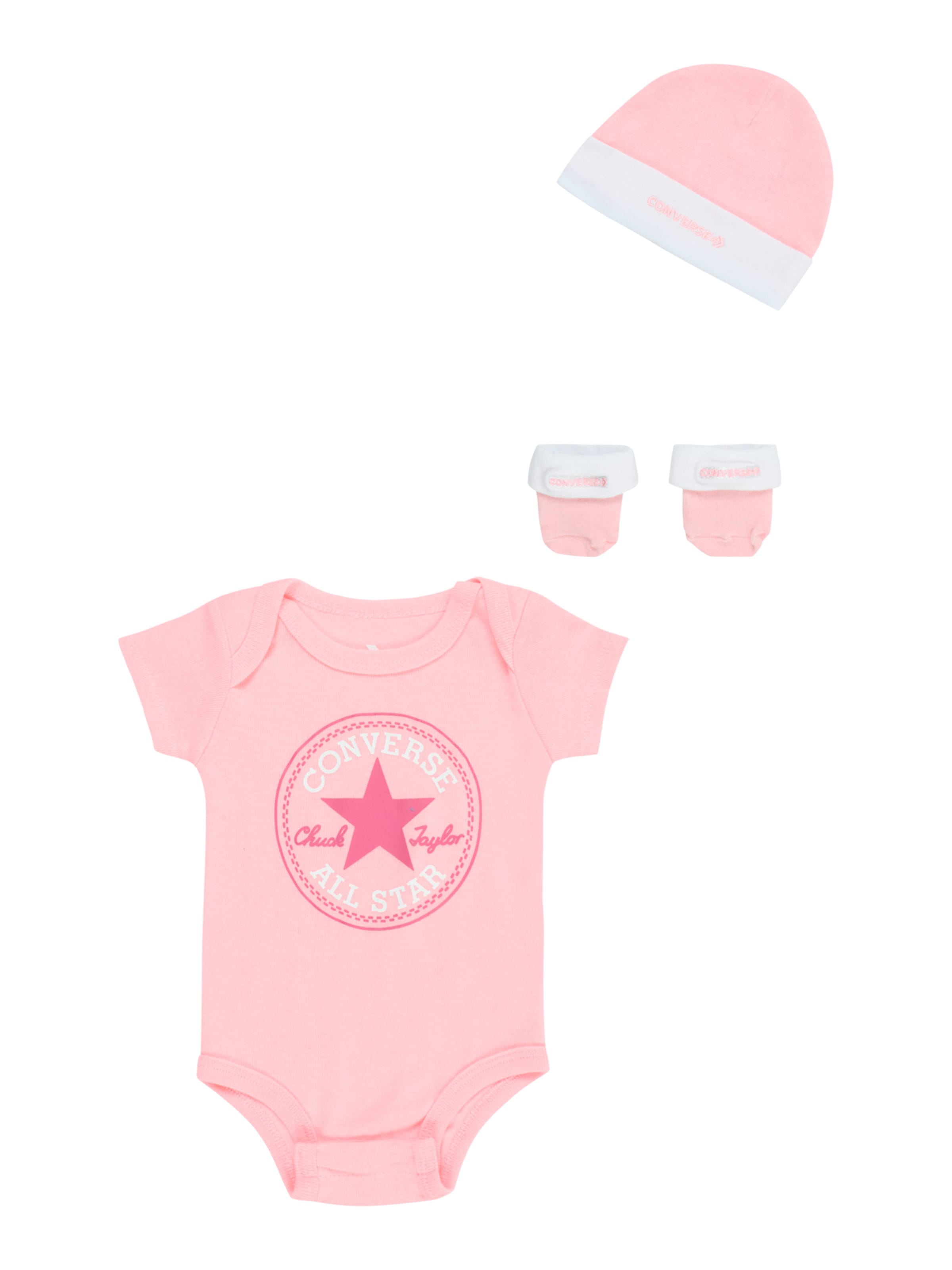 CONVERSE Set in Roze: voorkant