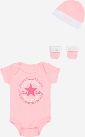 CONVERSE Set in Pink: front