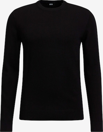 WE Fashion Sweater in Black: front