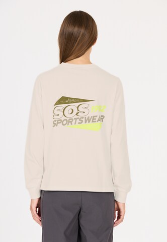 SOS Shirt 'Liftoff' in White: front