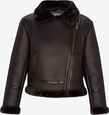 DreiMaster Vintage Přechodná bunda – hnědá: přední strana