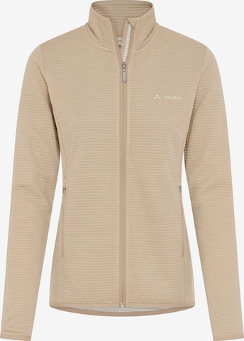 VAUDE Fleecejacke in Beige: Vorderseite