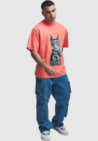 T-Shirt 'Doberman' 2Y Studios en rouge
