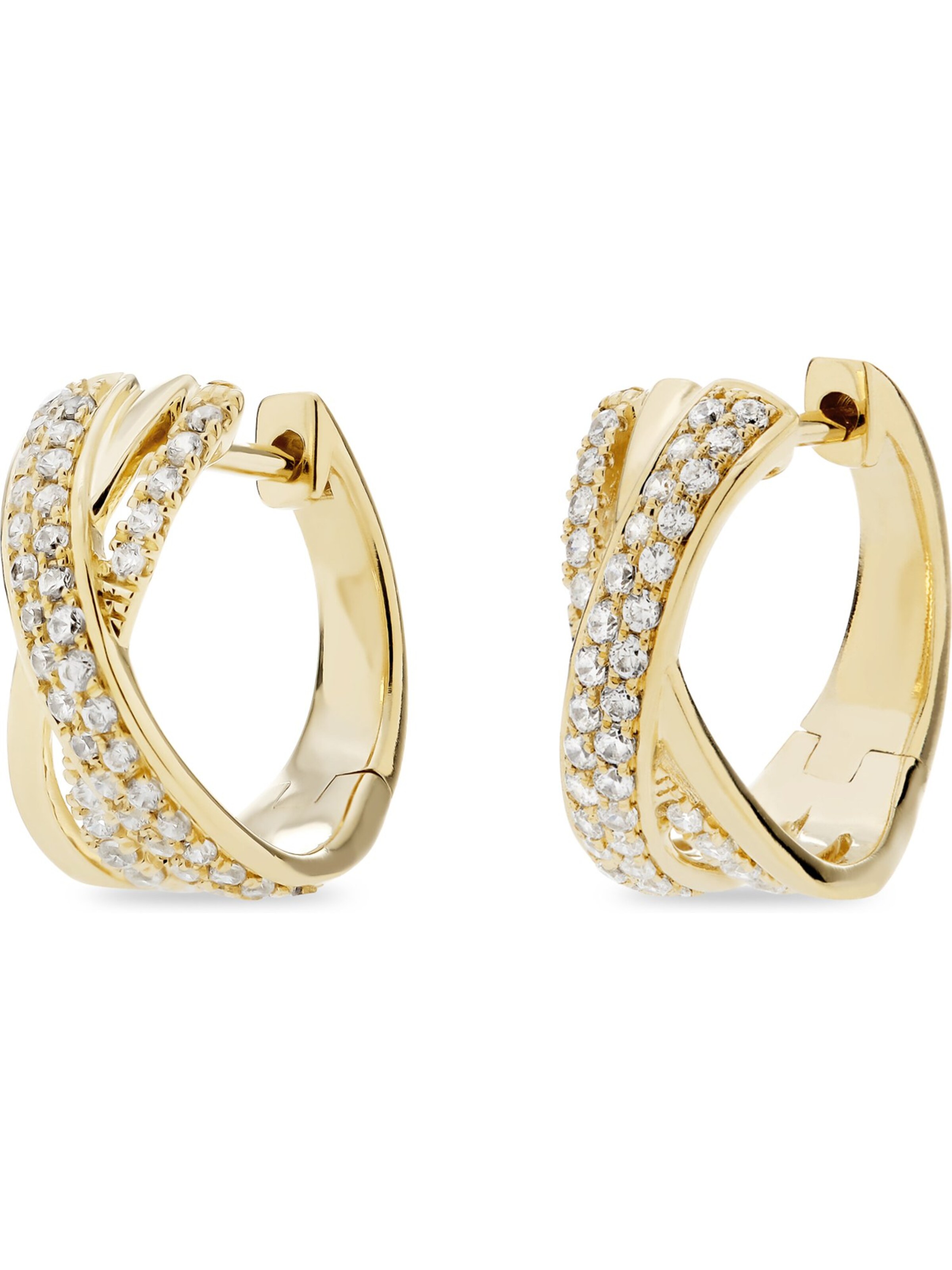 CHRIST Earrings in Yellow: front